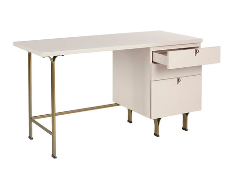 Sunpan Celine Contemporary Writing Desk with Storage