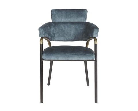 Timeless Minimalist Modern Upholstered Dining Armchair