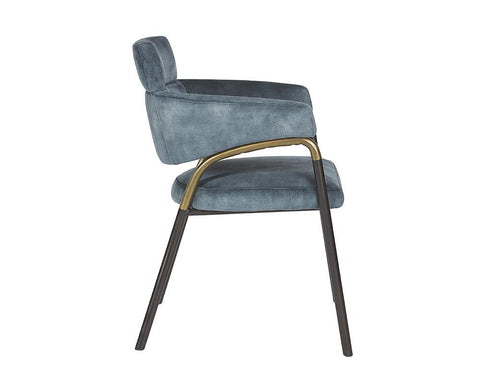 Timeless Minimalist Modern Upholstered Dining Armchair