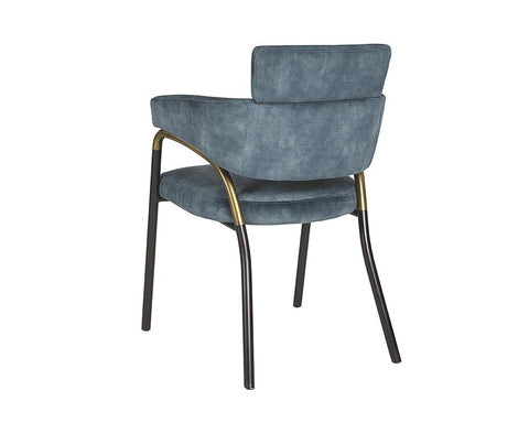Timeless Minimalist Modern Upholstered Dining Armchair