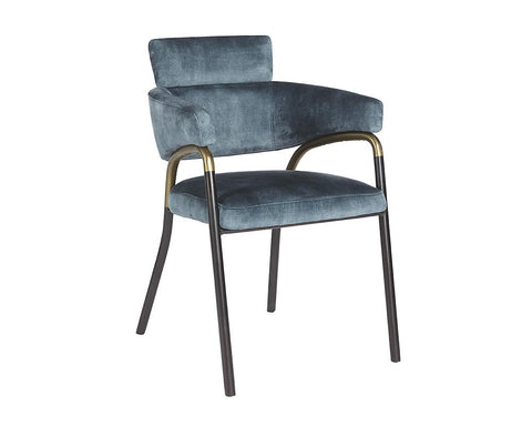 Timeless Minimalist Modern Upholstered Dining Armchair