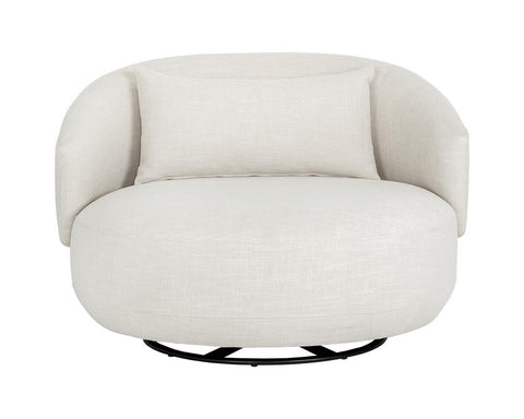 Timeless Minimalist Barrel Upholstered Lounge Chair