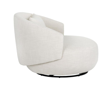 Timeless Minimalist Barrel Upholstered Lounge Chair