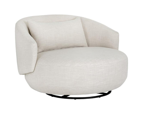 Timeless Minimalist Barrel Upholstered Lounge Chair