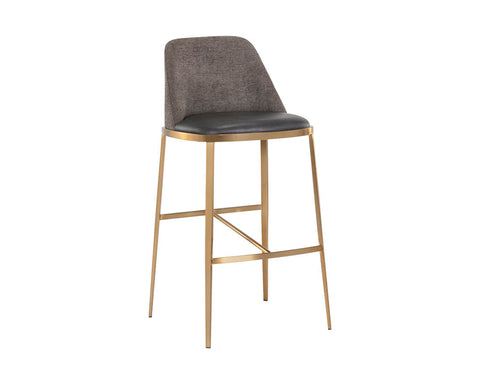 Dover Timeless Minimalist Contemporary Upholstered Bar Stool