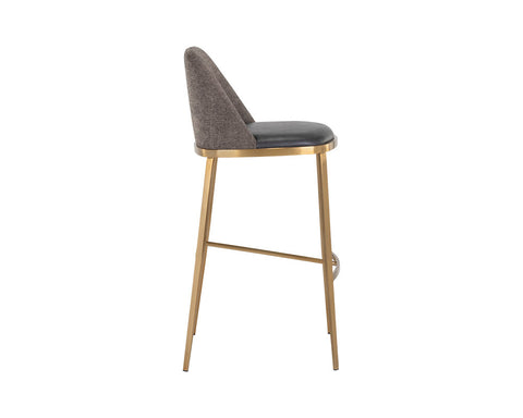 Dover Timeless Minimalist Contemporary Upholstered Bar Stool