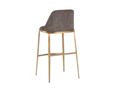 Dover Timeless Minimalist Contemporary Upholstered Bar Stool