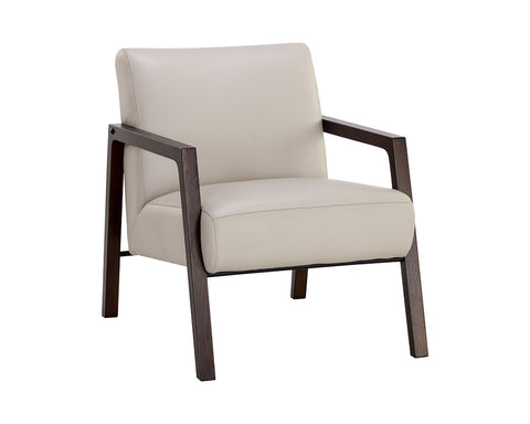 Timeless Minimalist Linea Parsons Upholstered Lounge Chair