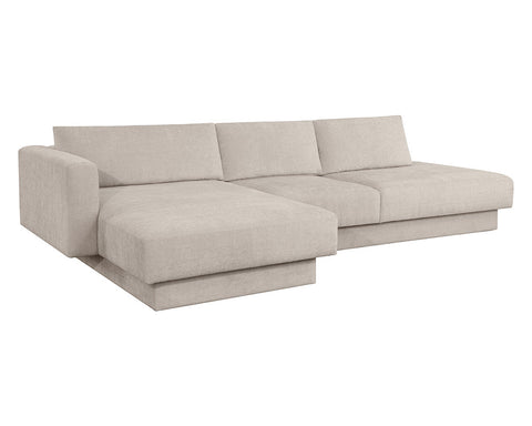 Tecoma Contemporary Chaise Sectional Sofa