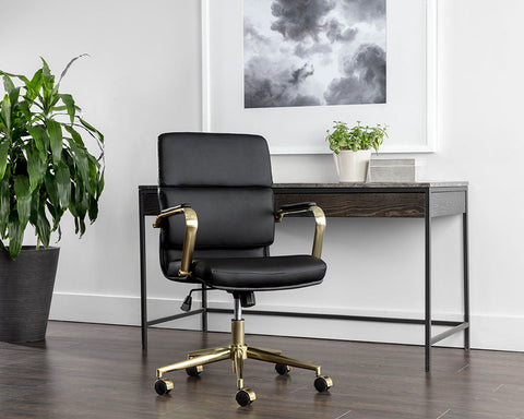 Timeless Minimalist Parsons Office Chair with Adjustable Seat Height