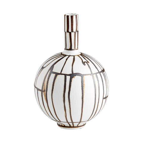 Decorating Essentials Geometric Porcelain Bud Vase Bohemian Style