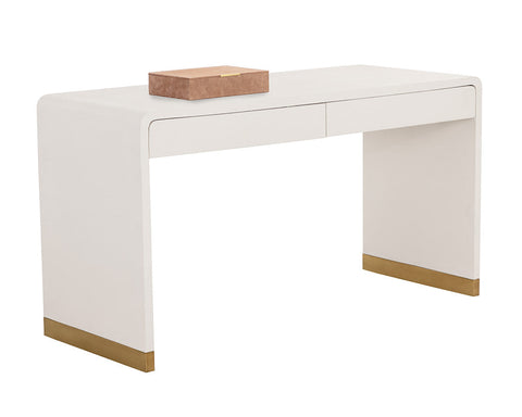 Sunpan Ilona Curved Contemporary Writing Desk