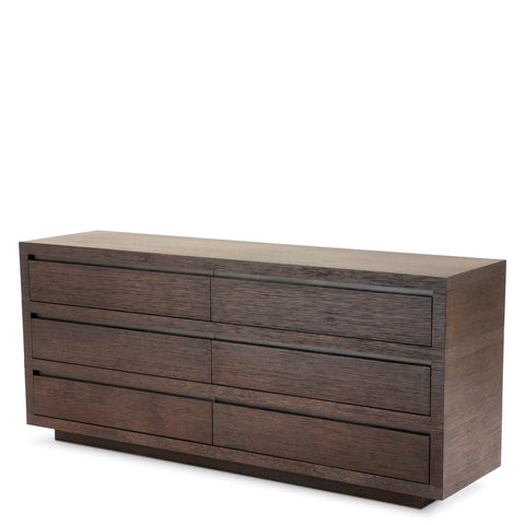 Crespi Modern Matte Veneer Drawer Dresser