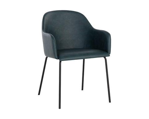 Timeless Minimalist Modern Upholstered Dining Armchair