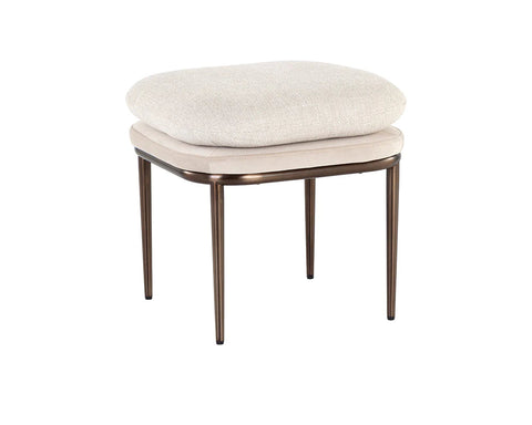 Timeless Minimalist Contemporary Upholstered Accent Stool