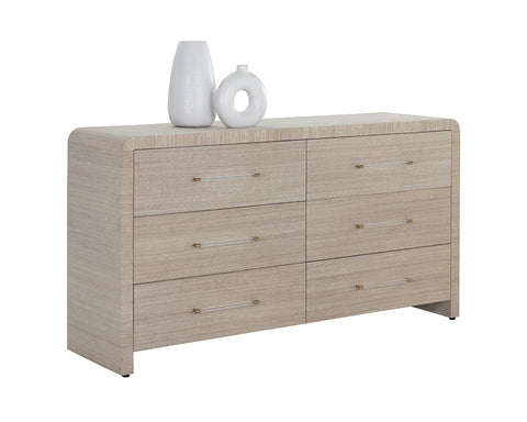 Atherton Contemporary Double Dresser with Matte Finish