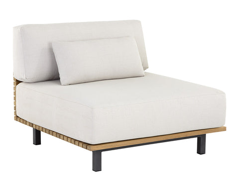 Modern Outdoor Living & Garden Armless Club Lounge Chair