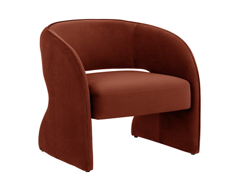 Timeless Minimalist Barrel Upholstered Lounge Chair