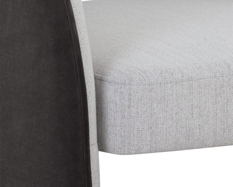 Timeless Minimalist Barrel Lounge Chair with Cut-Out Design