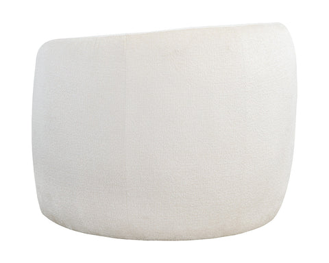 Timeless Minimalist Contemporary Barrel Lounge Chair