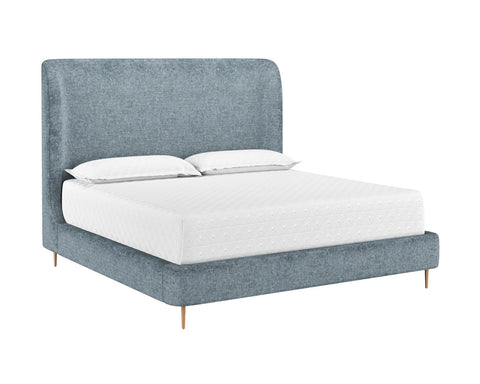 Sunpan Coastal Tierra Low Profile Platform with Headboard - Queen - King - Queen