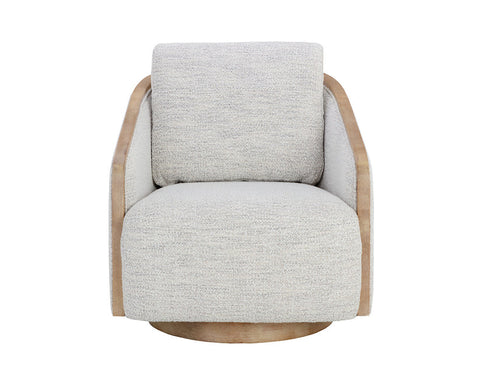 Timeless Minimalist Contemporary Barrel Lounge Chair