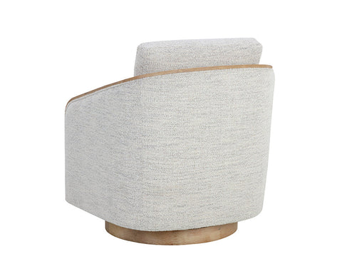 Timeless Minimalist Contemporary Barrel Lounge Chair