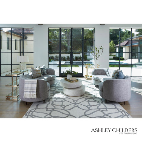 Timeless Minimalist Pivot Drum Coffee Table in Contemporary Style