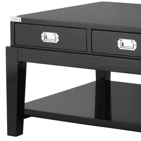 Eichholtz Timeless Minimalist Rectangle Coffee Table with Storage