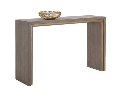 Sunpan Hilbert Timeless Minimalist Modern Entryway Console
