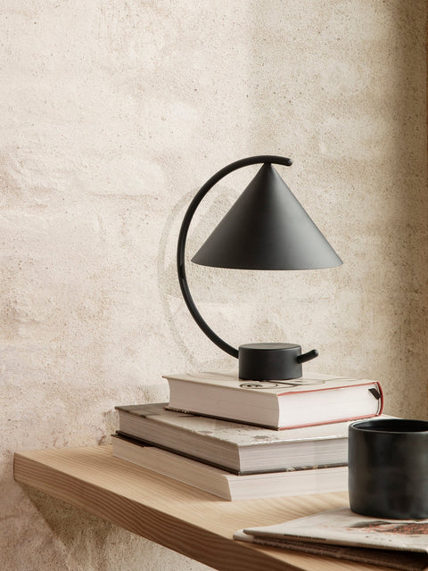 Meridian Arc Conical Table Lamp Minimalist Modern Dimmable