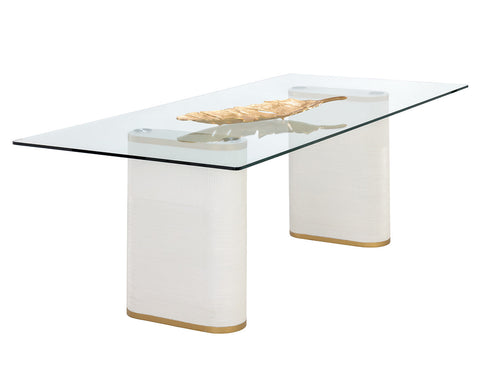 Aemond Timeless Minimalist Fluted Drum Dining Table