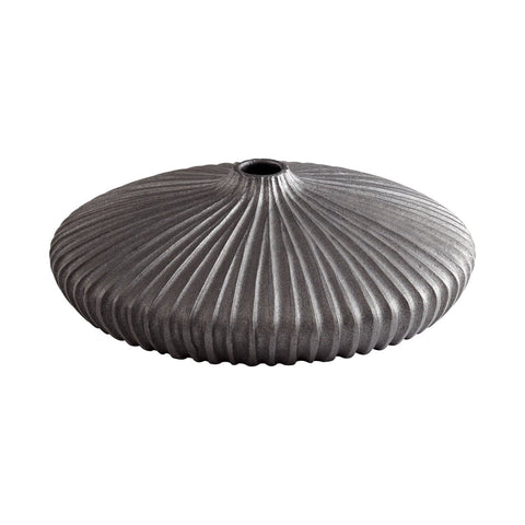 Decorating Essentials Modern Distressed Ribbed Bowl Vase