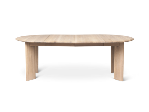 Timeless Minimalist Extendable Curved Dining Table