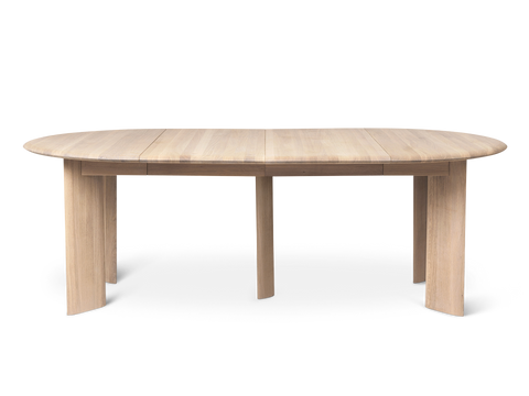 Timeless Minimalist Extendable Curved Dining Table