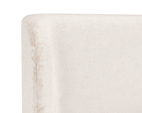 Sunpan Coastal Tierra Low Profile Platform Bed - Cream - Queen - King