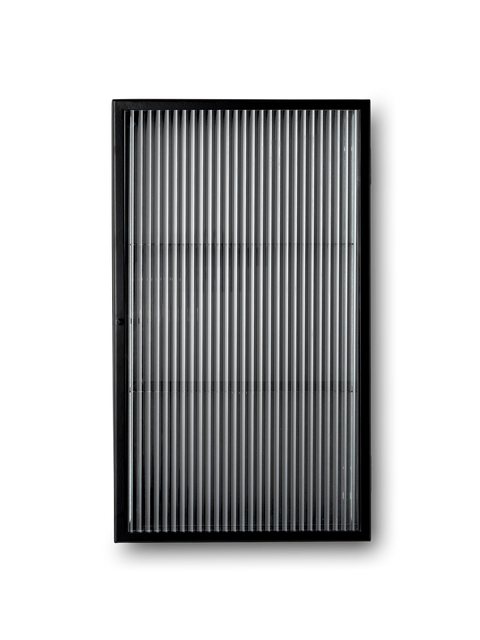 Haze Geometric Industrial Wall Cabinet with Pull Handle