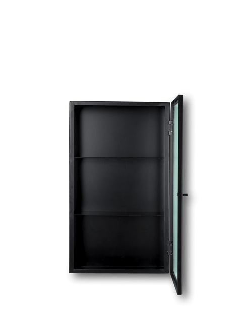 Haze Geometric Industrial Wall Cabinet with Pull Handle