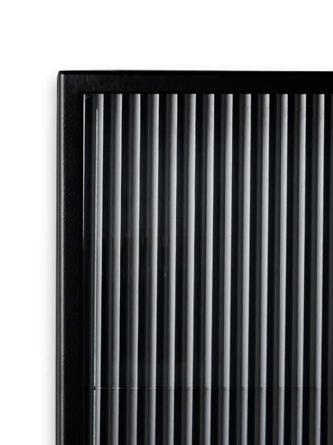 Haze Geometric Industrial Wall Cabinet with Pull Handle