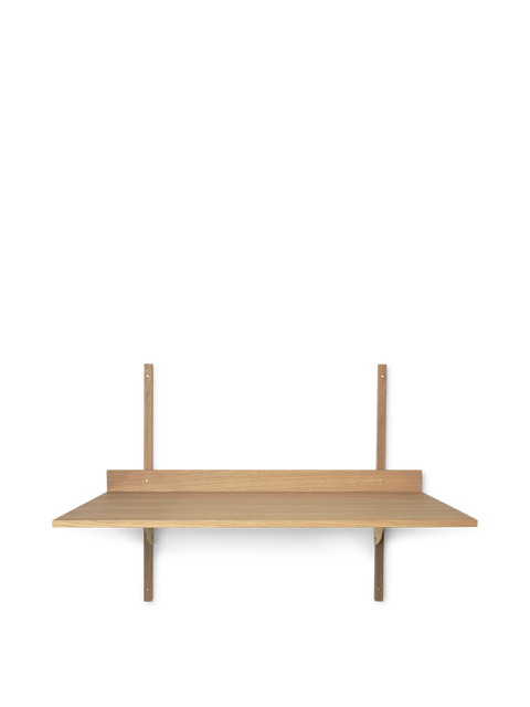 Timeless Minimalist Floating Desk with Frame Base Mid Century Design