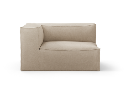 Catena Timeless Minimalist Corner Modular Sofa with Cushioned Seat
