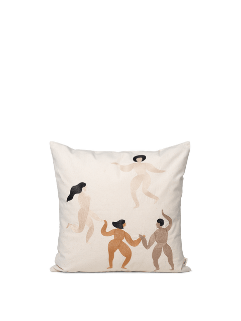 Contemporary Fantasy Graphic Embroidery Accent Throw Pillow