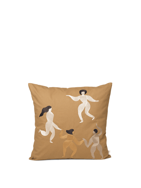 Contemporary Fantasy Embroidered Accent Throw Pillow