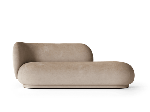 Rico Timeless Minimalist Velvet Curved Divan Sofa