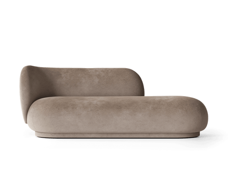 Rico Nature-Driven Modernist Velvet Curved Divan Sofa