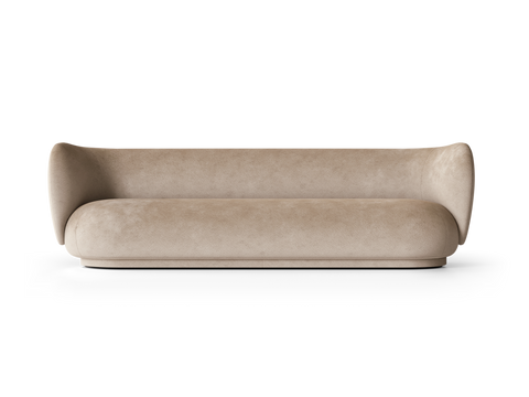 Rico Nature-Driven Modernist Curved Standard Sofa