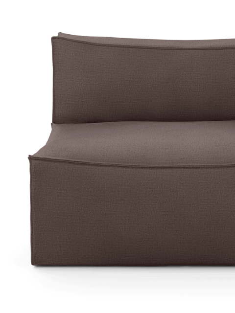 Catena Timeless Minimalist Modular Sofa with Cushioned Seat
