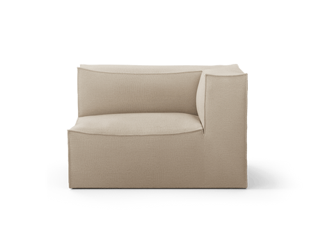 Catena Timeless Minimalist Modular Sofa with Loose Back