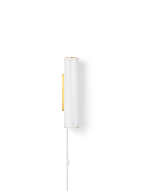 Ambient Modern Fluted Brass Sconce Wall Light