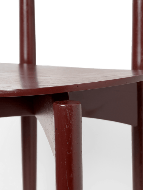 Herman Timeless Minimalist Modern Curved High Back Dining Side Chair